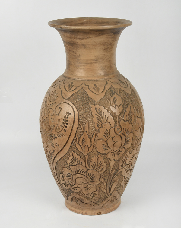 absorption virtue imagine Vaza decor din ceramica maro - Artizanat cadouri speciale